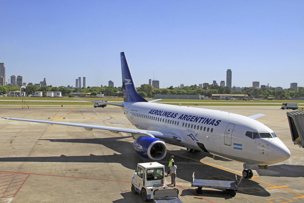 Flugzeug in Argentinien